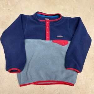 Patagonia Toddler Lightweight Synchilla Snap-T Pullover Jacket Size 5T